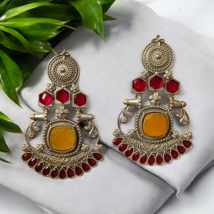 TELANAARI CARRY SILVER-PLATED EARRINGS