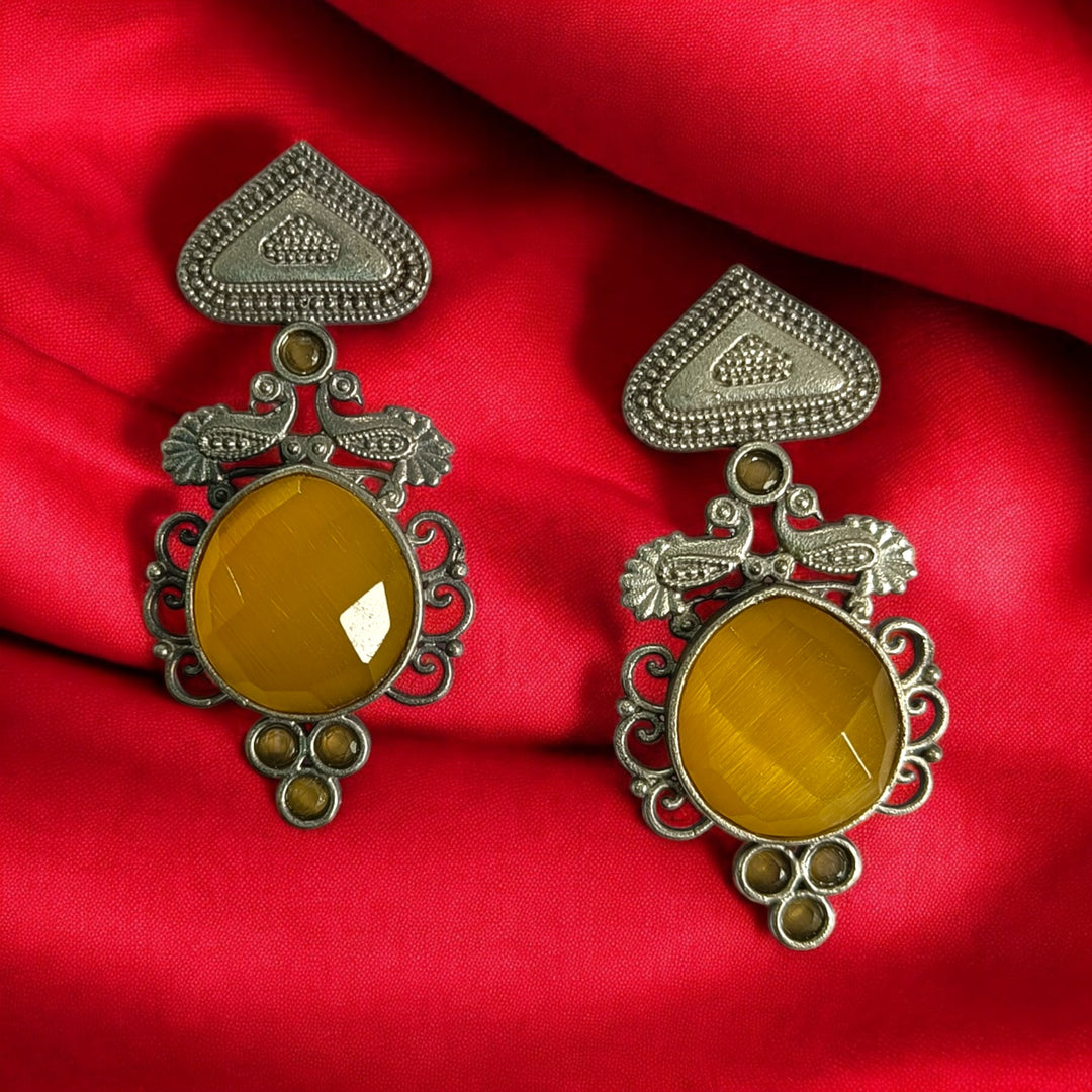 TELANAARI AASHVI SILVER-PLATED EARRINGS