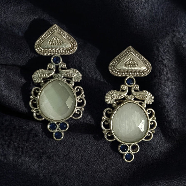 TELANAARI AASHVI SILVER-PLATED EARRINGS