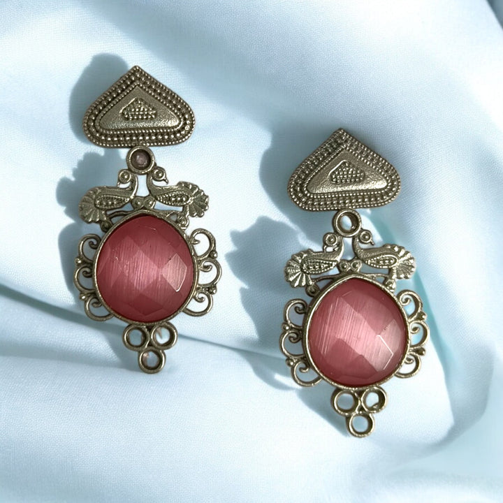 TELANAARI AASHVI SILVER-PLATED EARRINGS