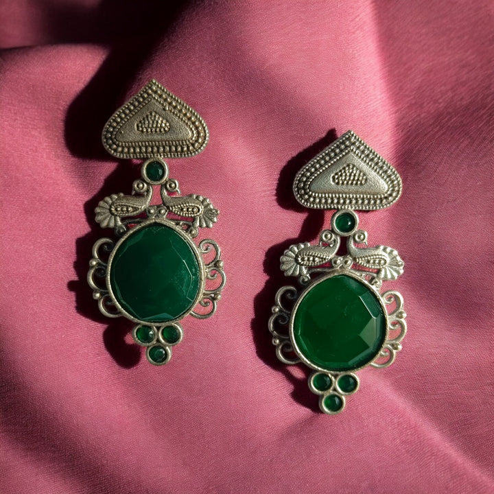 TELANAARI AASHVI SILVER-PLATED EARRINGS