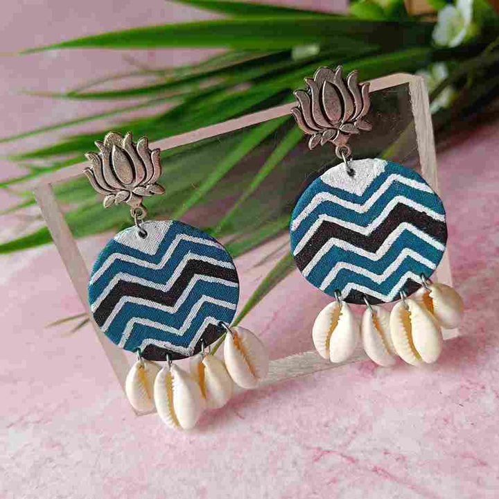 HAND PAINTED MISHA EARRINGS [product_variant]- TelaNaari