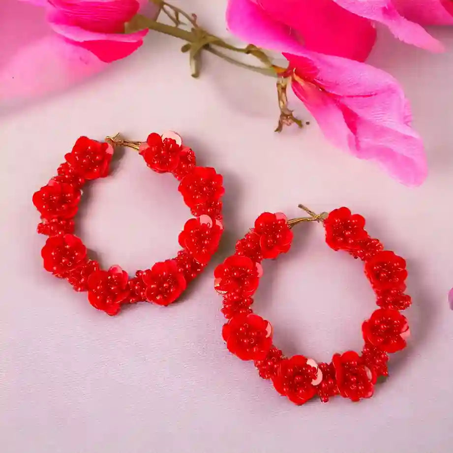 HANDMADE CONTEMPORARY MISHI BEADED EARRINGS [product_variant]- TelaNaari