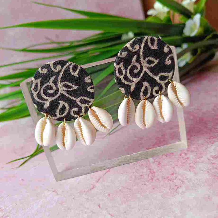 HANDPAINTED NUSRAT EARRINGS [product_variant]- TelaNaari