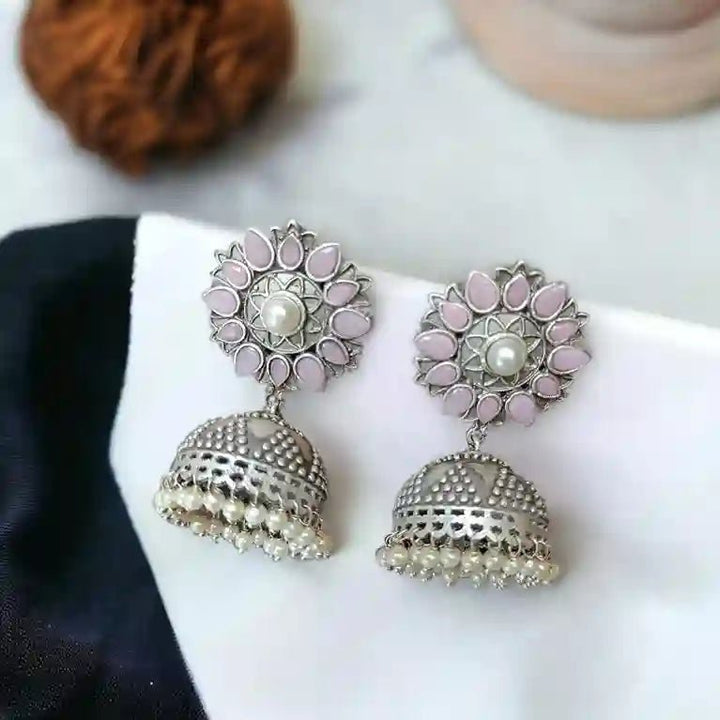 SILVER LOOK ALIKE EARRINGS LILI