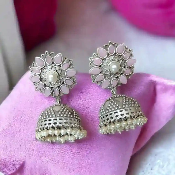 SILVER LOOK ALIKE EARRINGS LILI