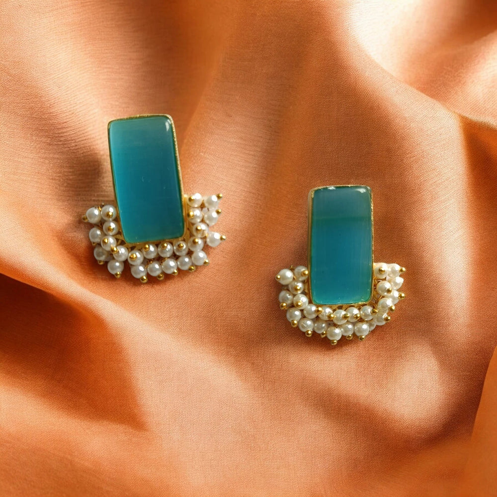 GOLD PLATED EARRINGS MIHITA