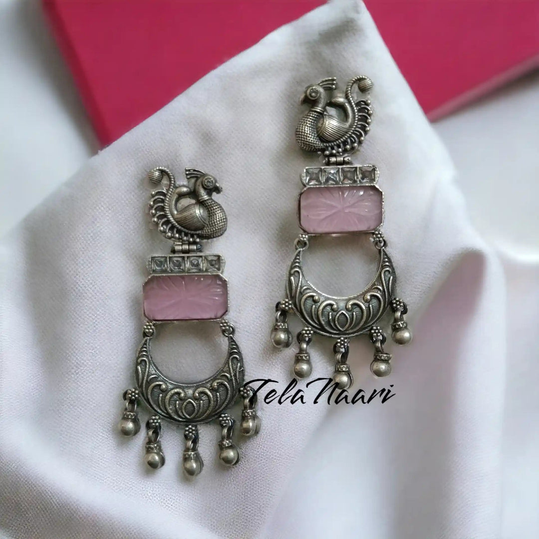 KAREENA SILVER REPLICA EARRINGS