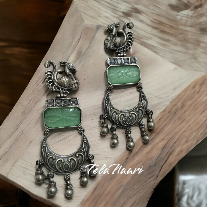 KAREENA SILVER REPLICA EARRINGS