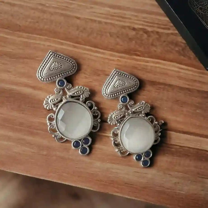 MAYA SILVER REPLICA EARRINGS