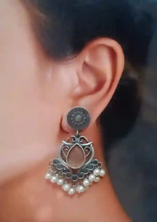 SILVER LOOK ALIKE EARRINGS ARPANA