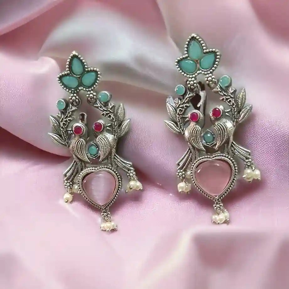 SILVER LOOK ALIKE EARRINGS DAANIA