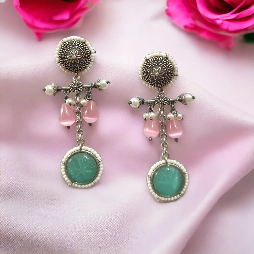 SILVER LOOK ALIKE EARRINGS ERUM