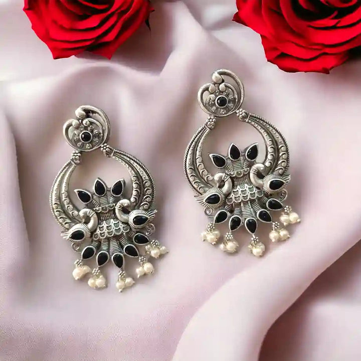 SILVER LOOK ALIKE EARRINGS SONALI