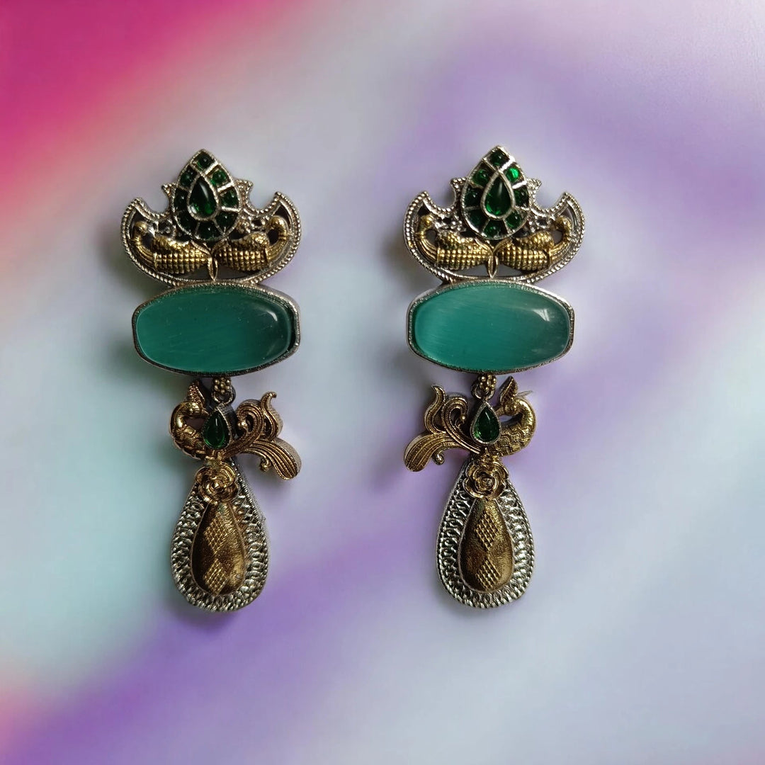 HRITIKA SILVER REPLICA Jhumki EARRINGS