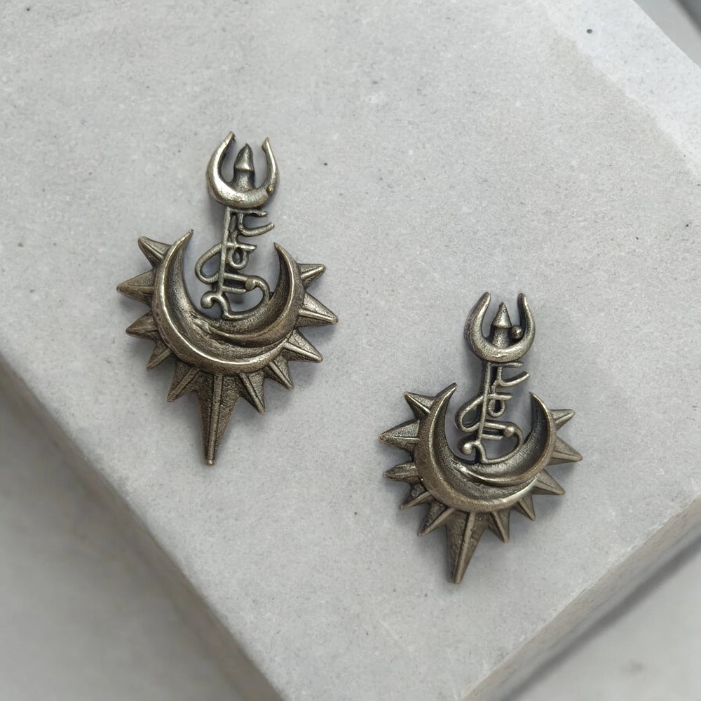 SILVER OXIDISED EARRINGS PARVEEN