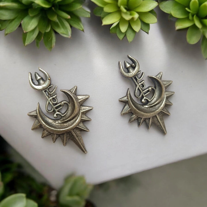 SILVER OXIDISED EARRINGS PARVEEN