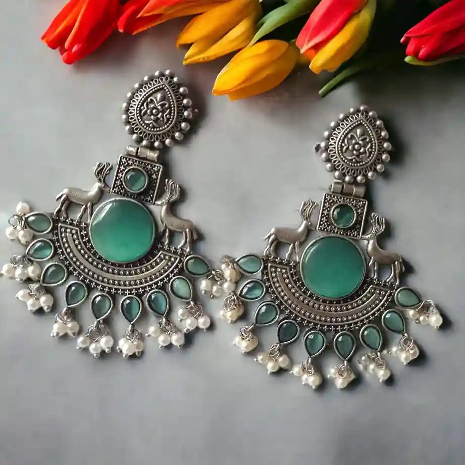 SILVER REPLICA EARRINGS BANSHIKA