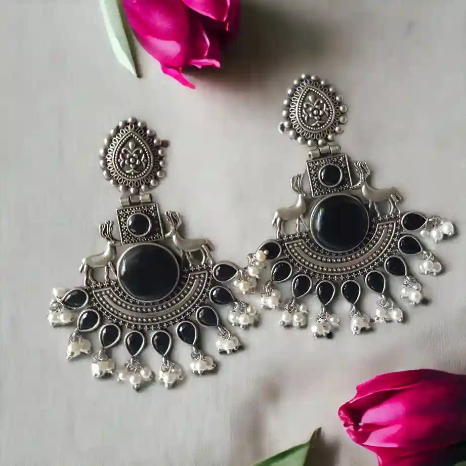 SILVER REPLICA EARRINGS BANSHIKA