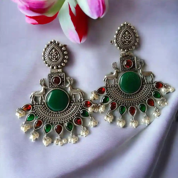 SILVER REPLICA EARRINGS BANSHIKA