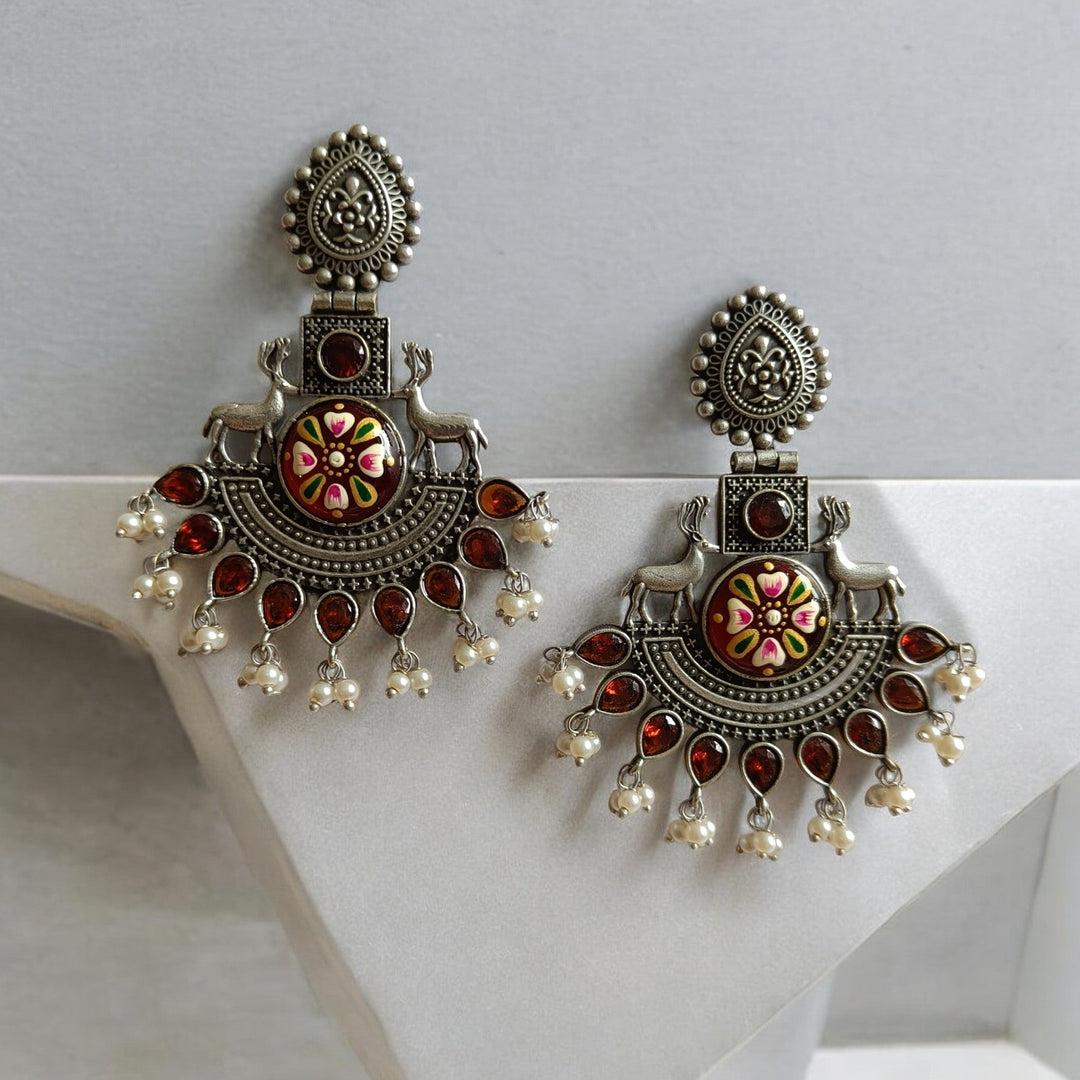 SILVER REPLICA EARRINGS BANSHIKA