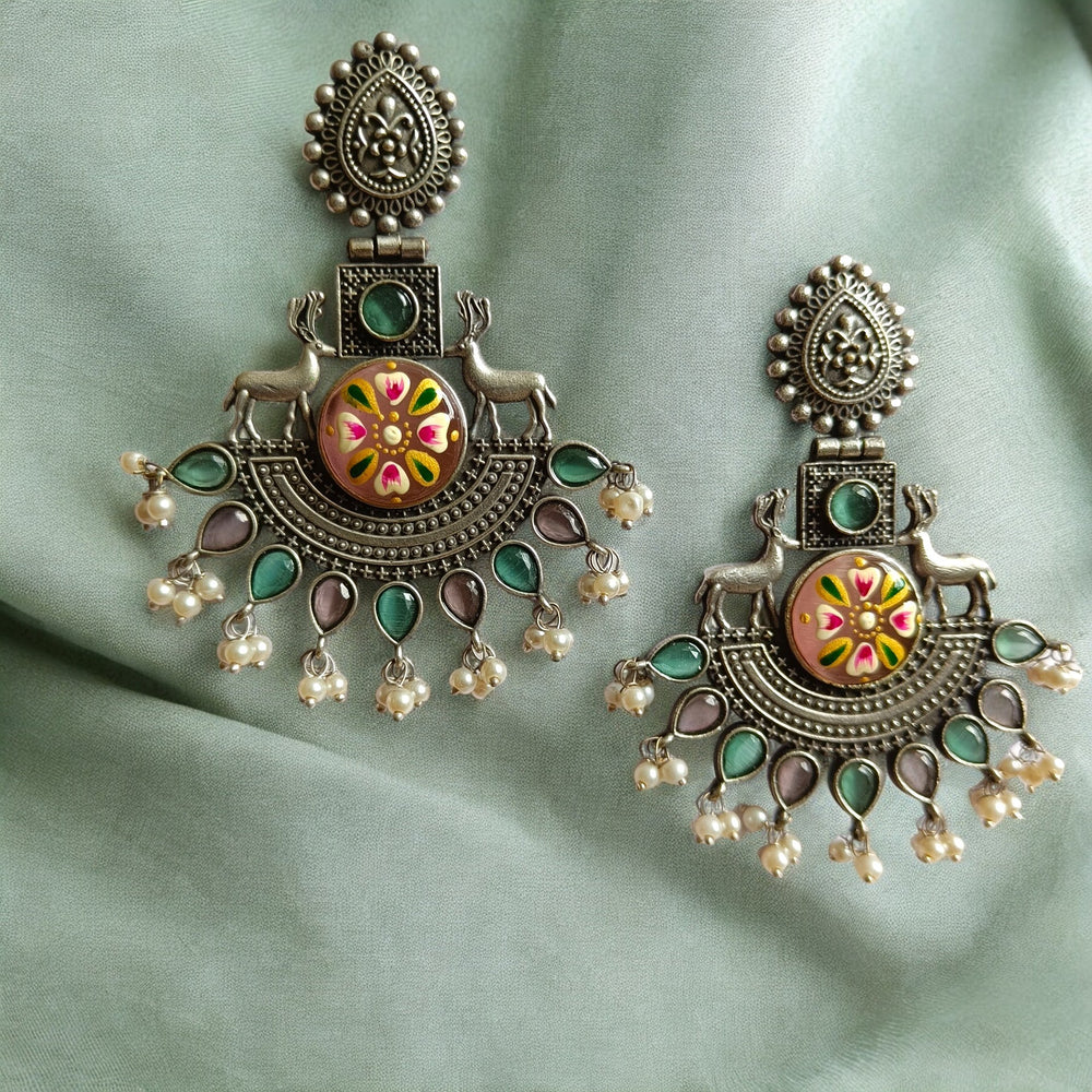 SILVER REPLICA EARRINGS BANSHIKA