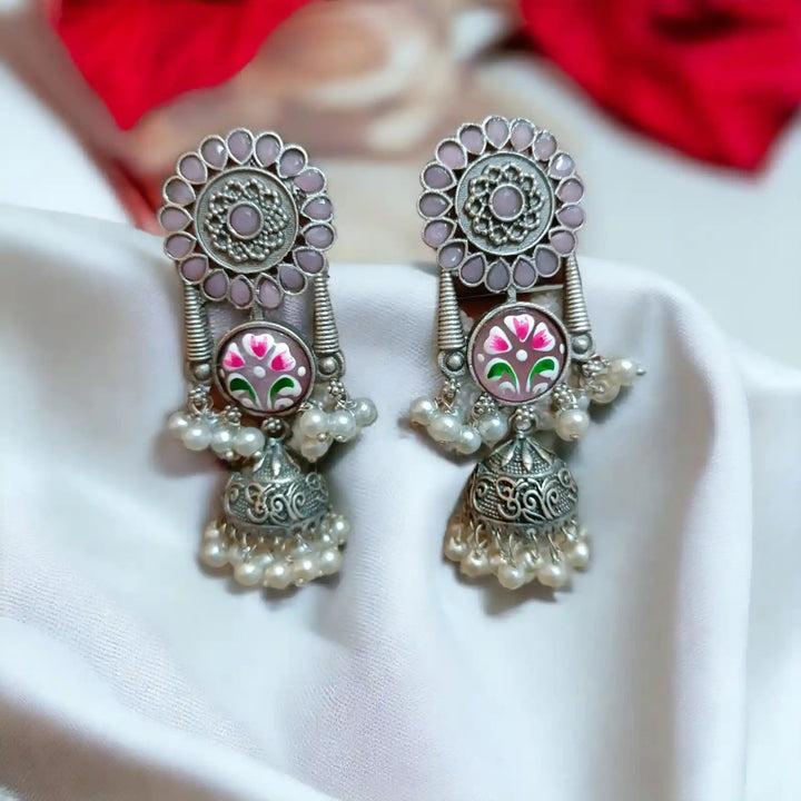 SILVER REPLICA EARRINGS MEHR [product_variant]- TelaNaari