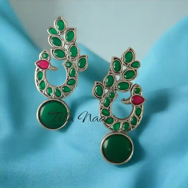 SILVER REPLICA EARRINGS NALINI