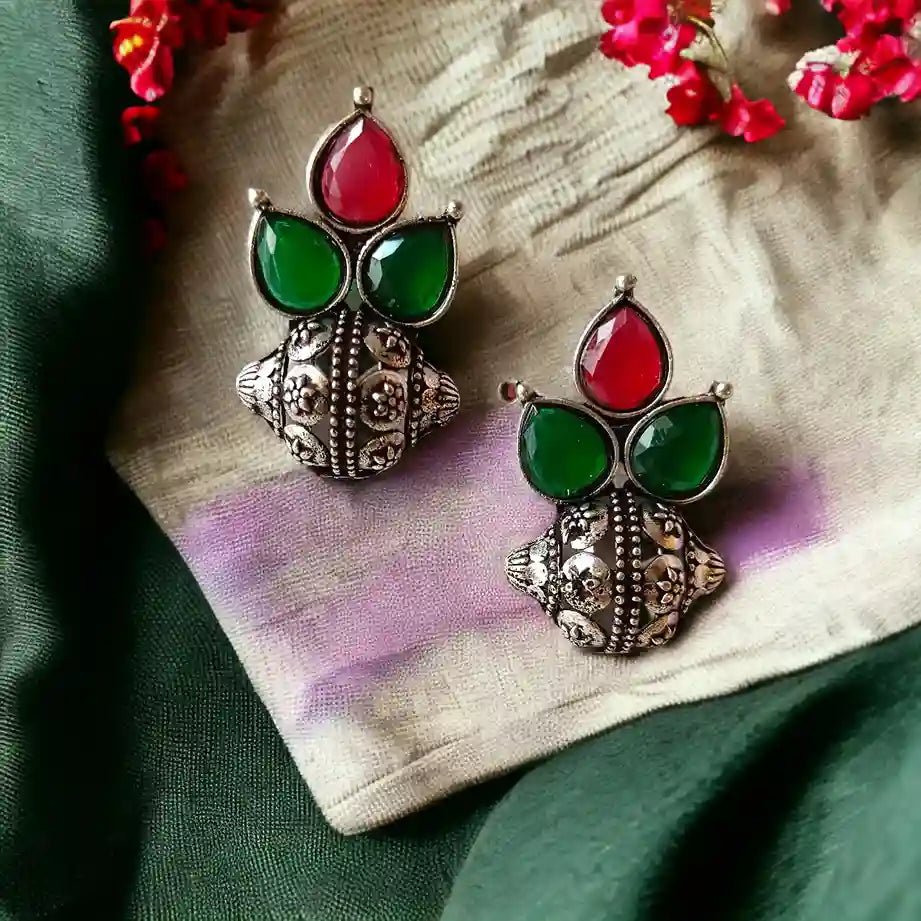 SUSAINS SILVER LOOK ALIKE EARRINGS