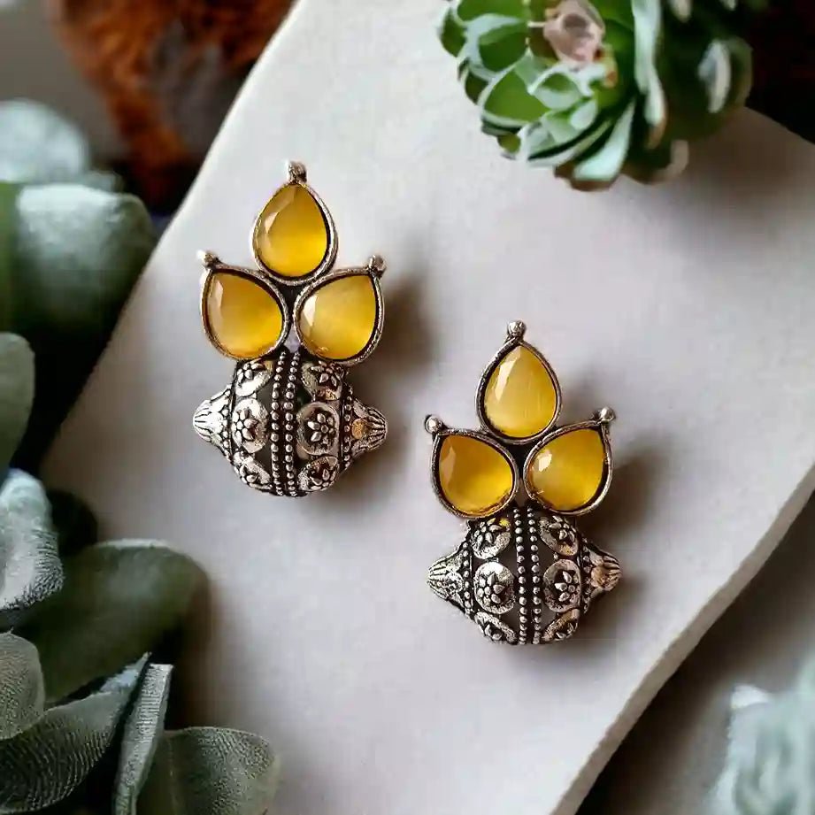 SUSAINS SILVER LOOK ALIKE EARRINGS