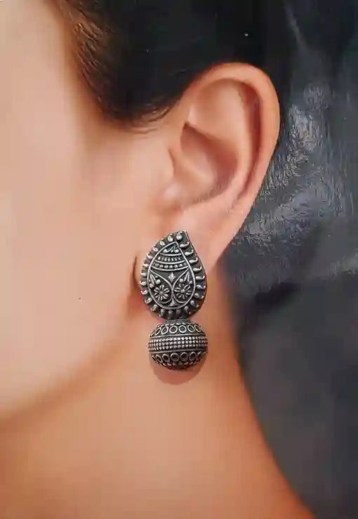 TEJI SILVER REPLICA EARRINGS