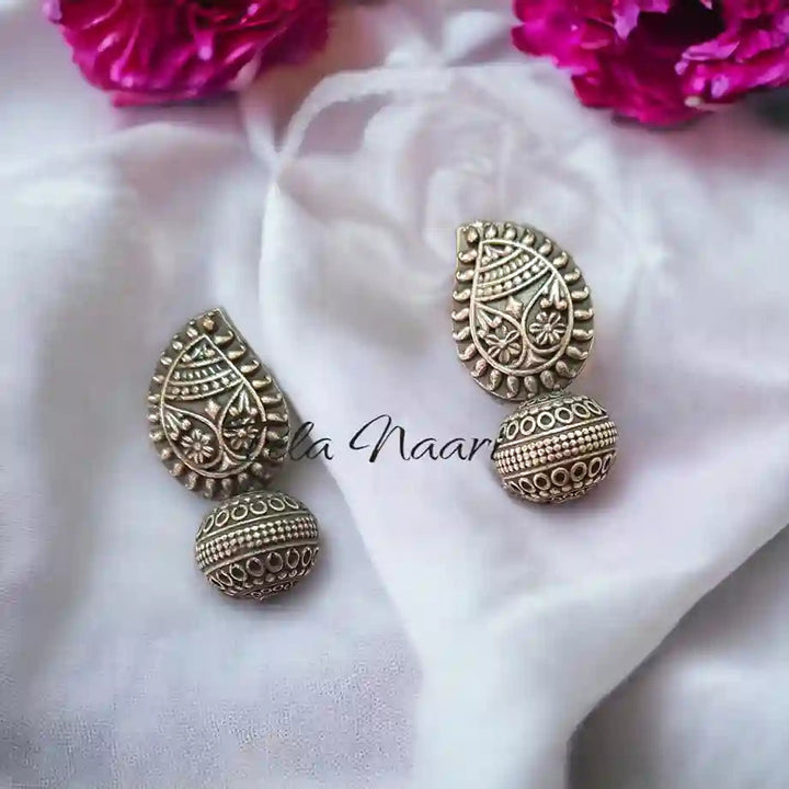 TEJI SILVER REPLICA EARRINGS