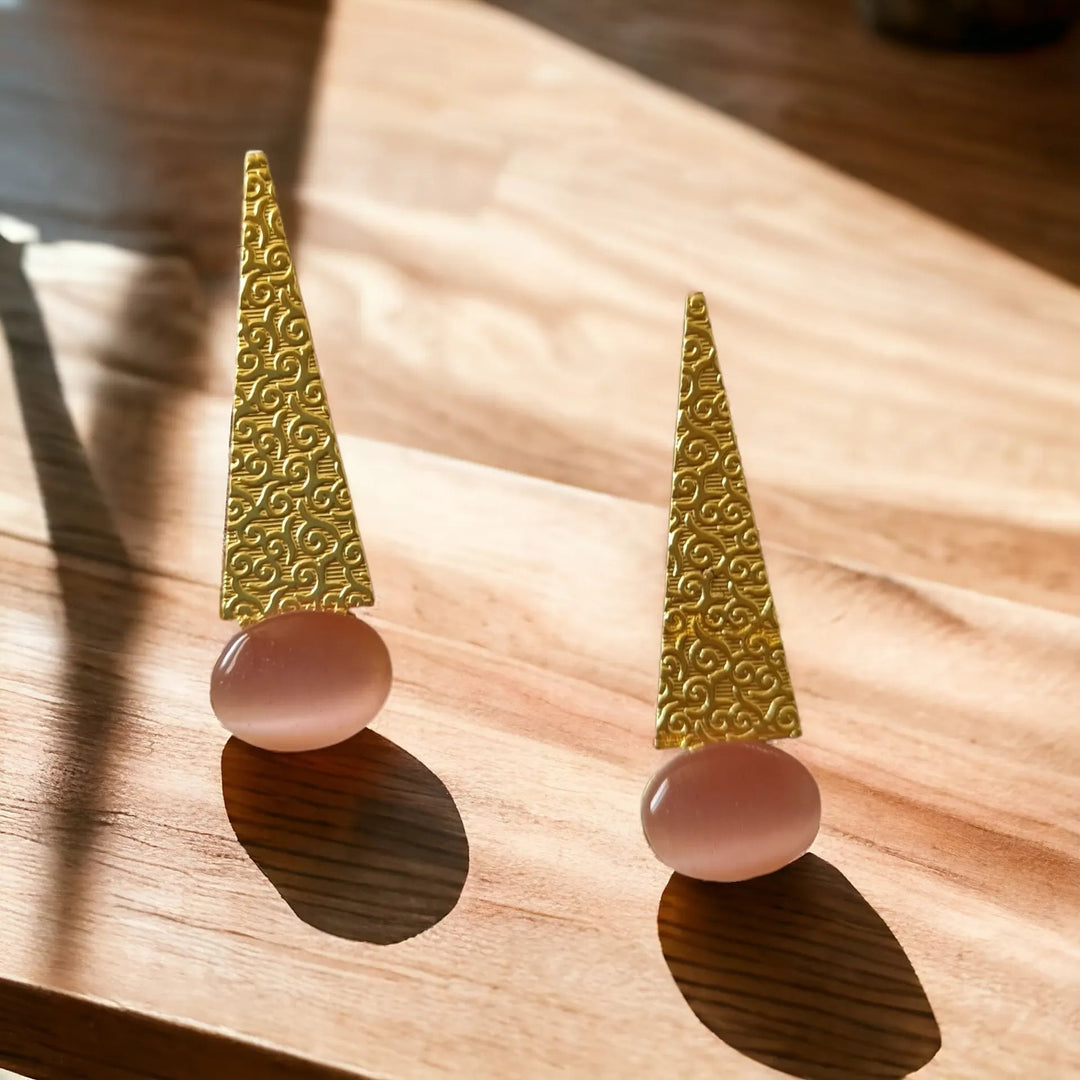 GOLD PLATED EARRINGS Amani [product_variant]- TelaNaari