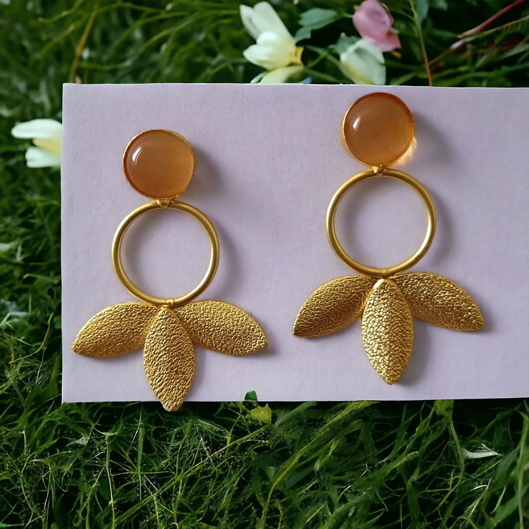 GOLD PLATED EARRINGS Azima [product_variant]- TelaNaari