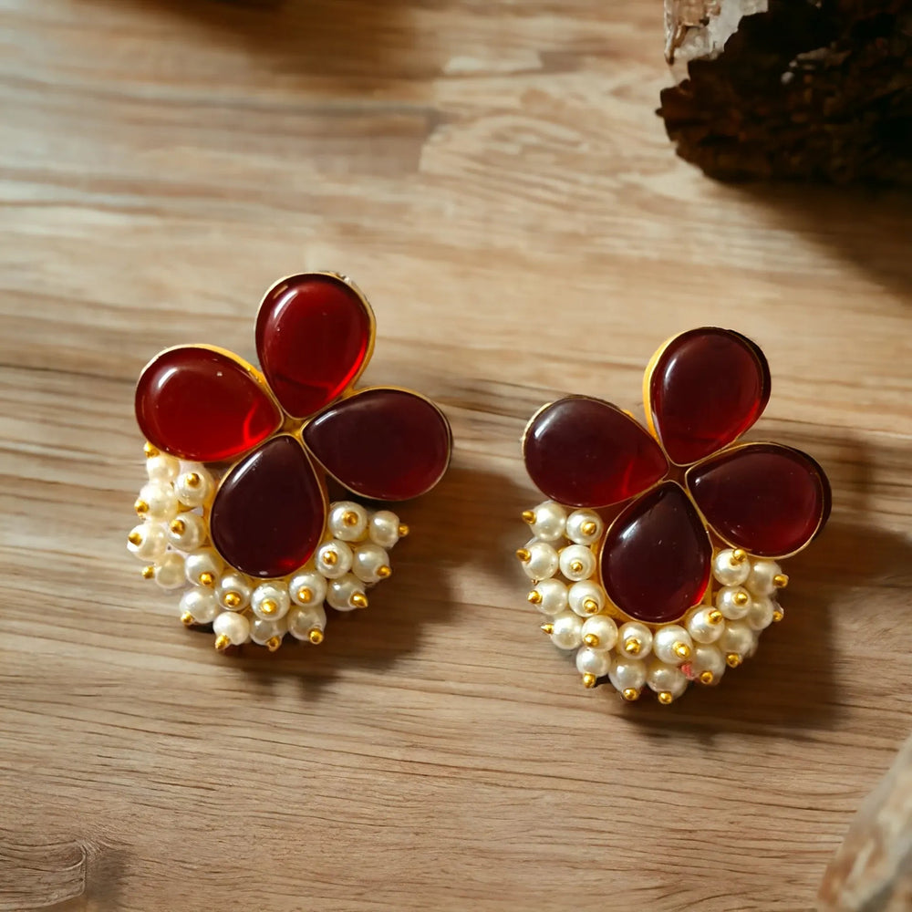 GOLD PLATED EARRINGS Bushra