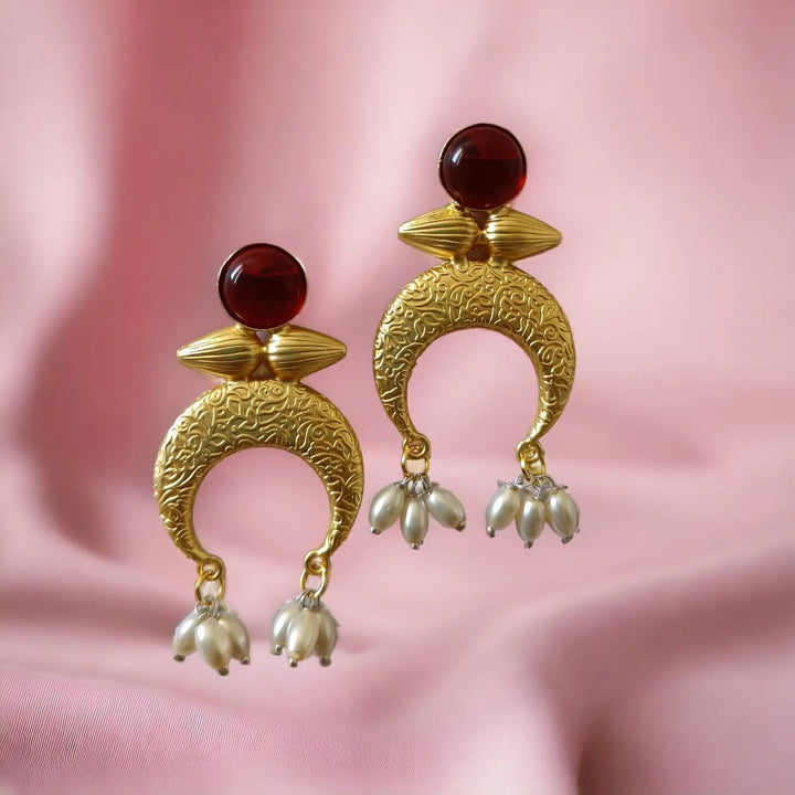 GOLD PLATED EARRINGS Dua [product_variant]