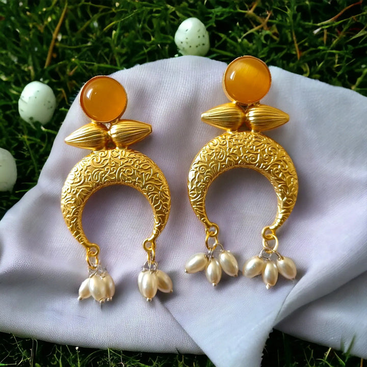 GOLD PLATED EARRINGS Dua [product_variant]