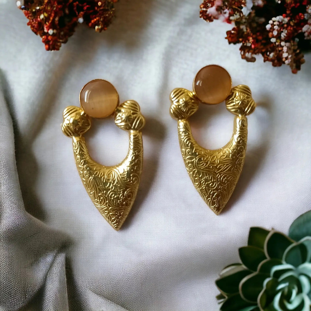 GOLD PLATED EARRINGS Jayanti [product_variant]- TelaNaari