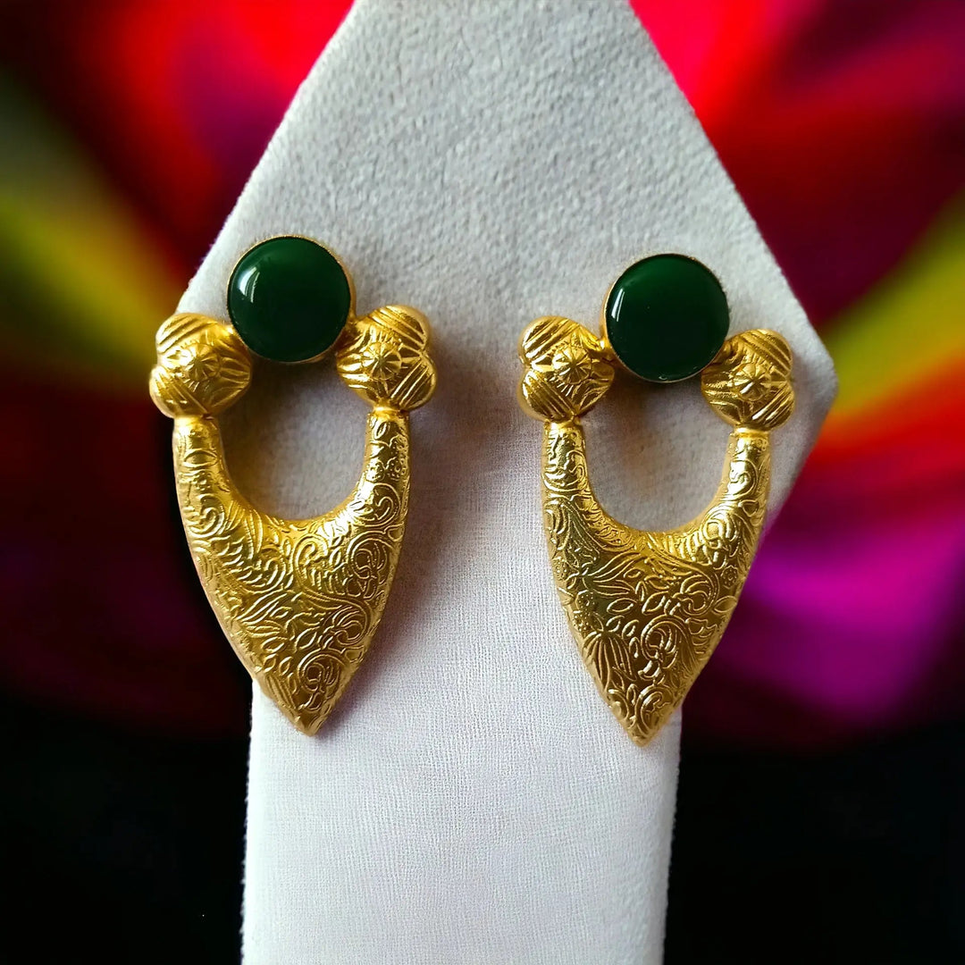 GOLD PLATED EARRINGS Jayanti [product_variant]- TelaNaari