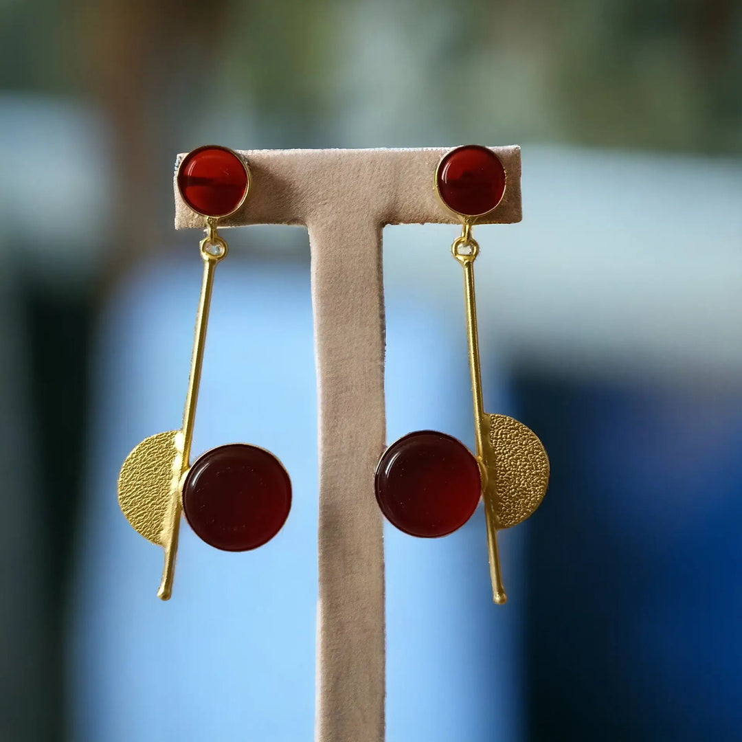 GOLD PLATED EARRINGS Kanwal