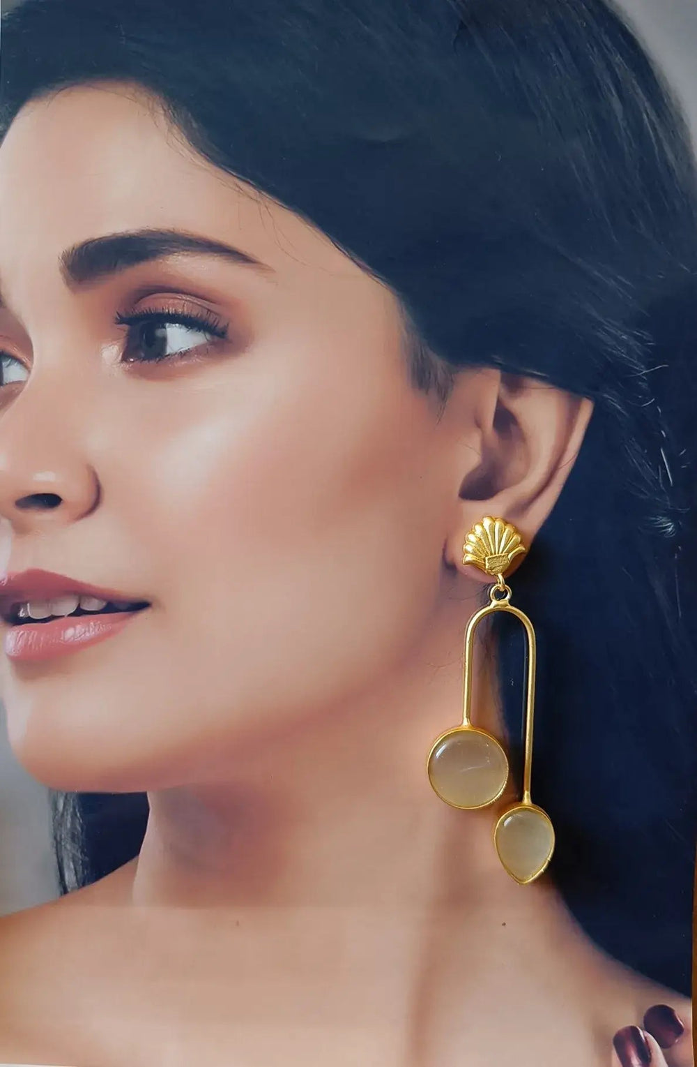 GOLD PLATED EARRINGS Nasreen