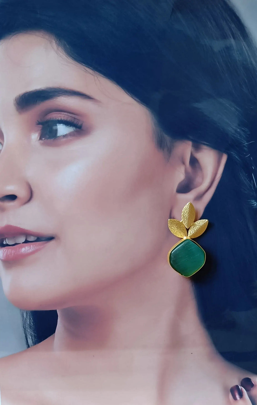 GOLD PLATED EARRINGS Ramya