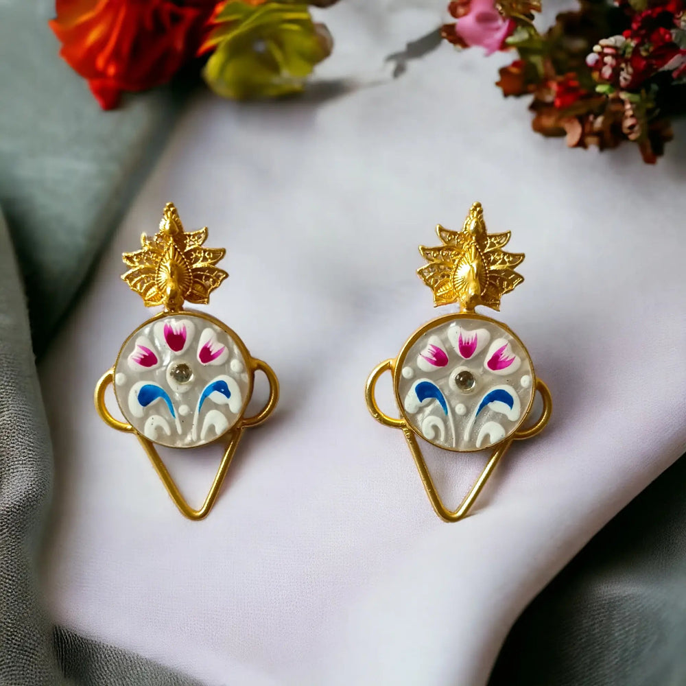 GOLD PLATED EARRINGS Shilp