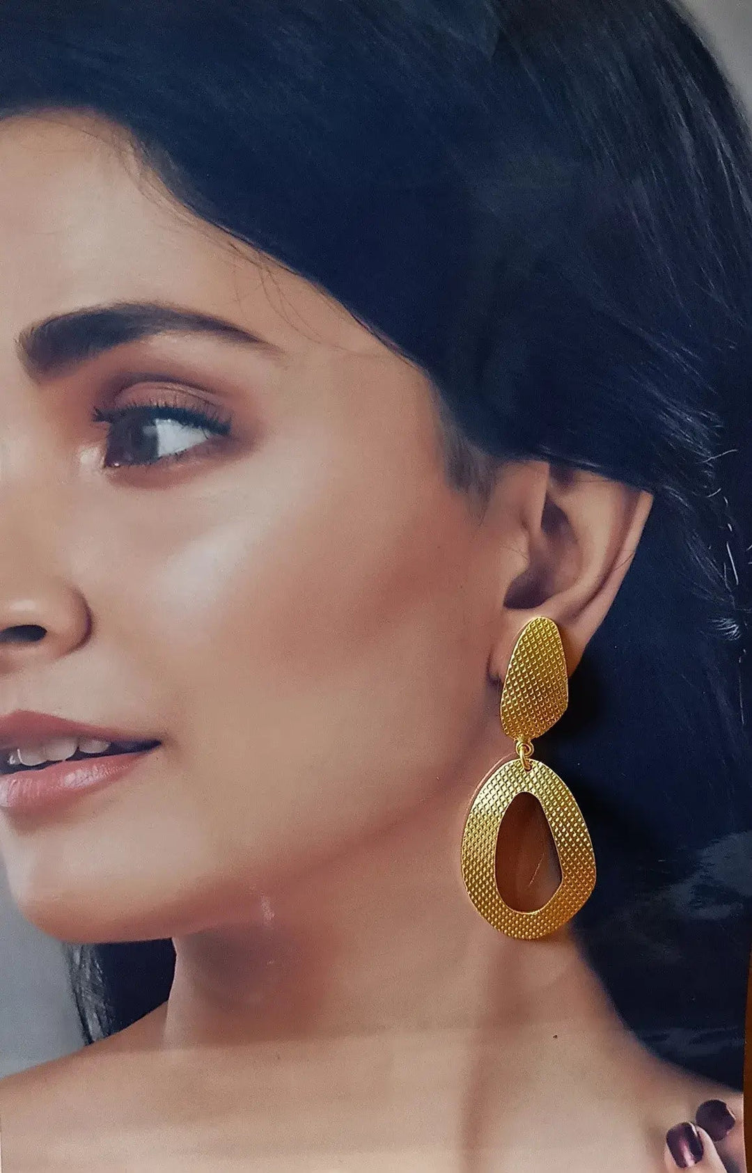 GOLD PLATED EARRINGS Sridevi [product_variant]- TelaNaari