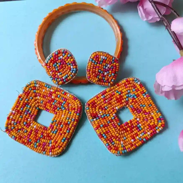 HANDMADE CONTEMPORARY ESHA BEADED EARRINGS [product_variant]- TelaNaari