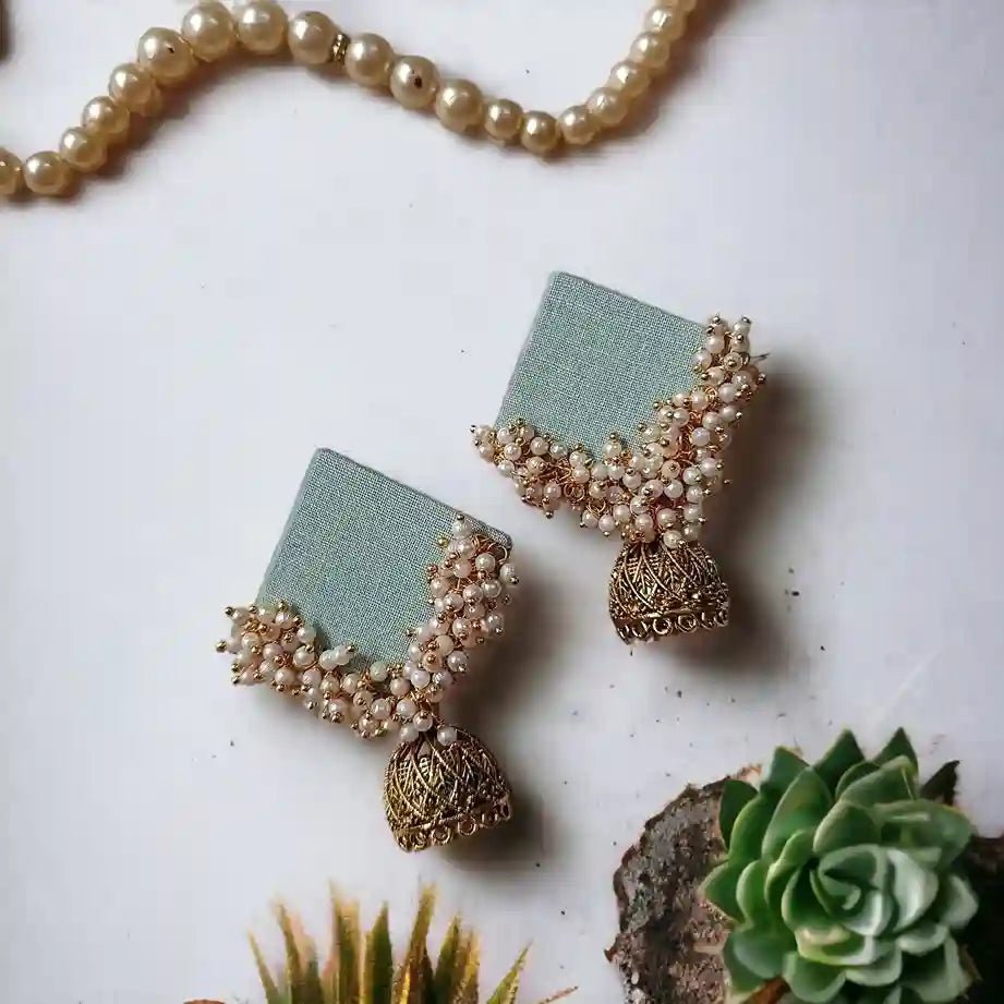 HANDMADE EARRINGS PISTA GREEN ADVITA