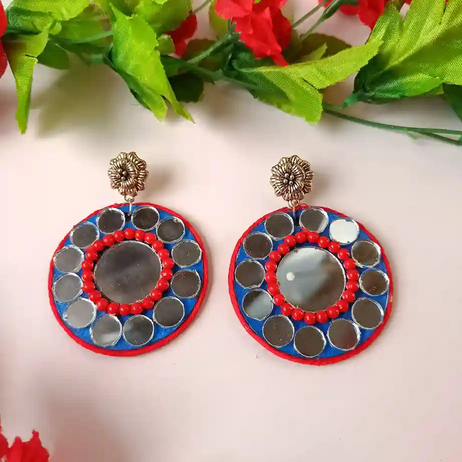 HANDMADE MIRROR EARRINGS MISHA